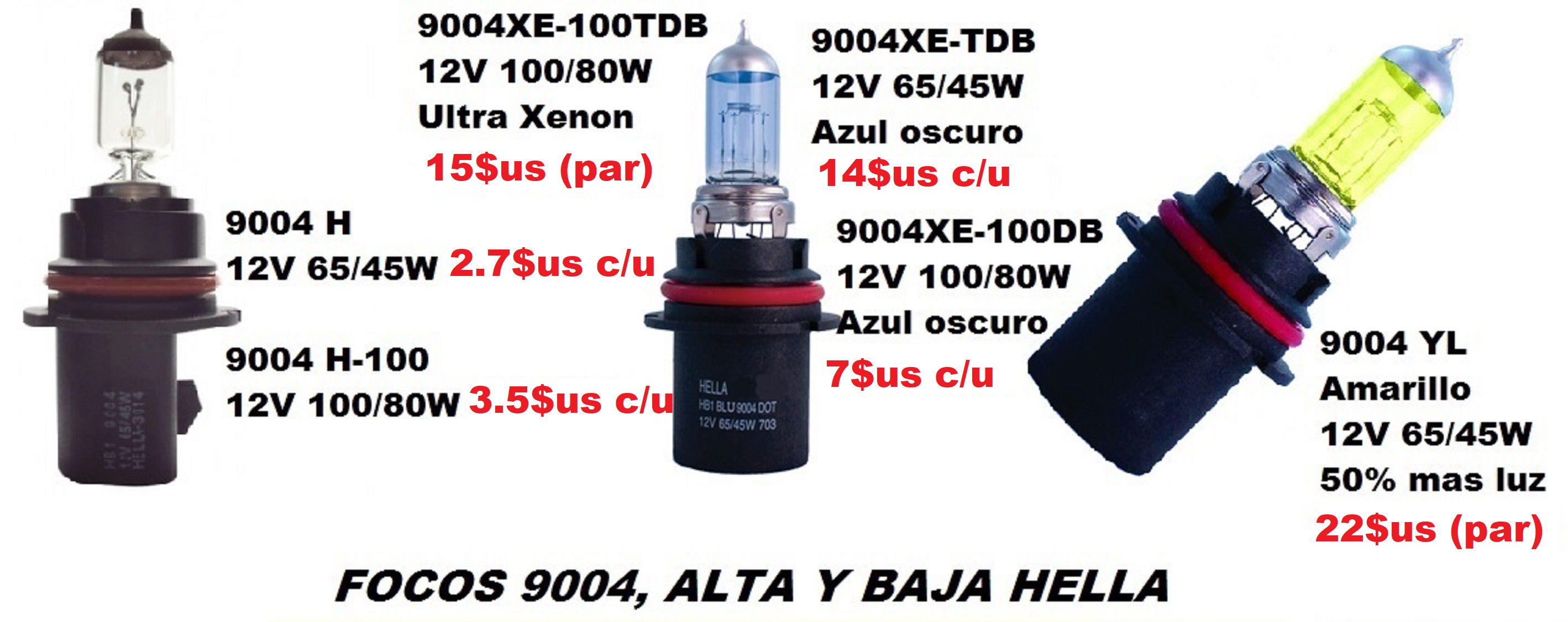 9004 HALOGENOS