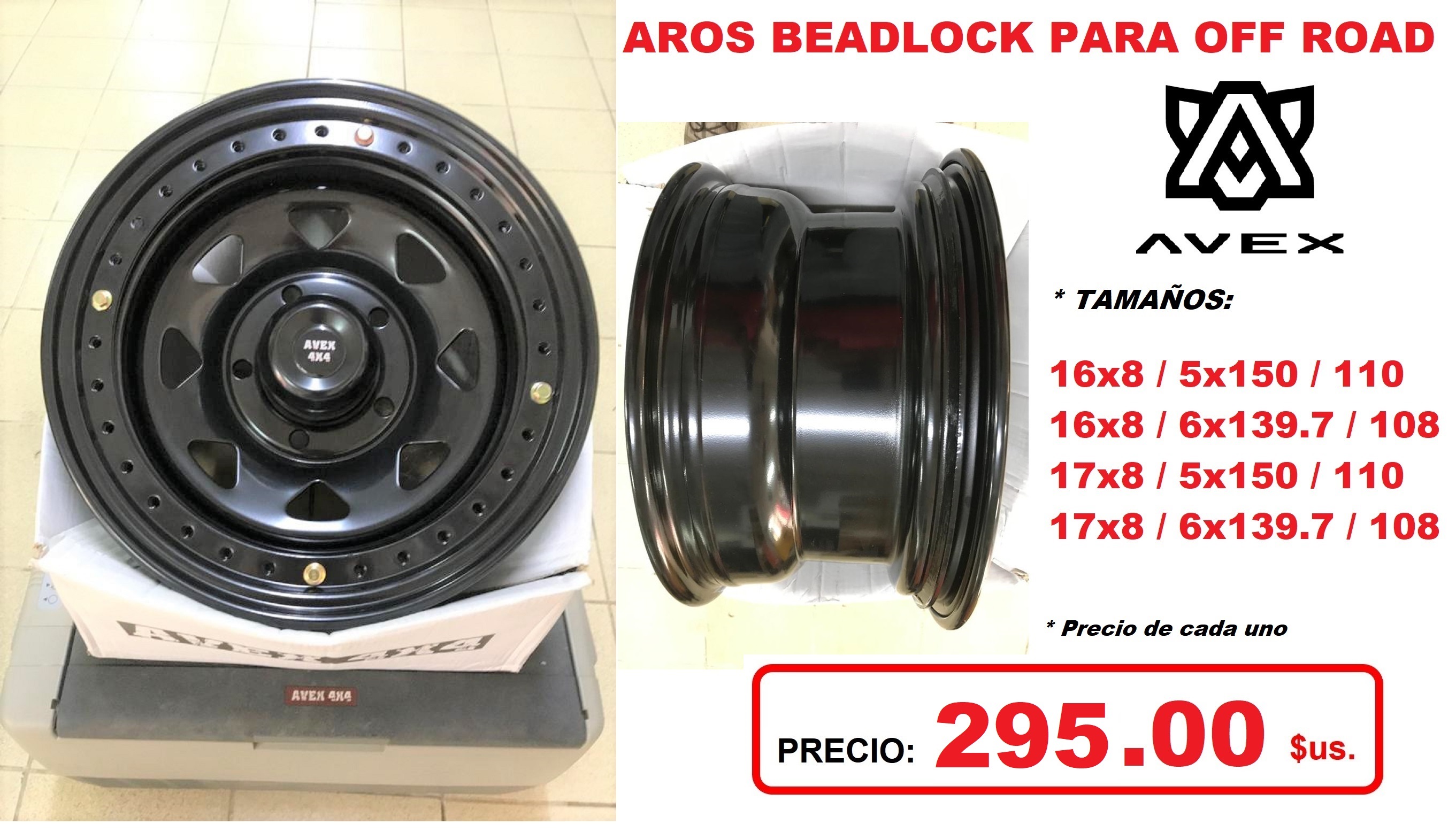 BLW-01 17X8 BEADLOCK