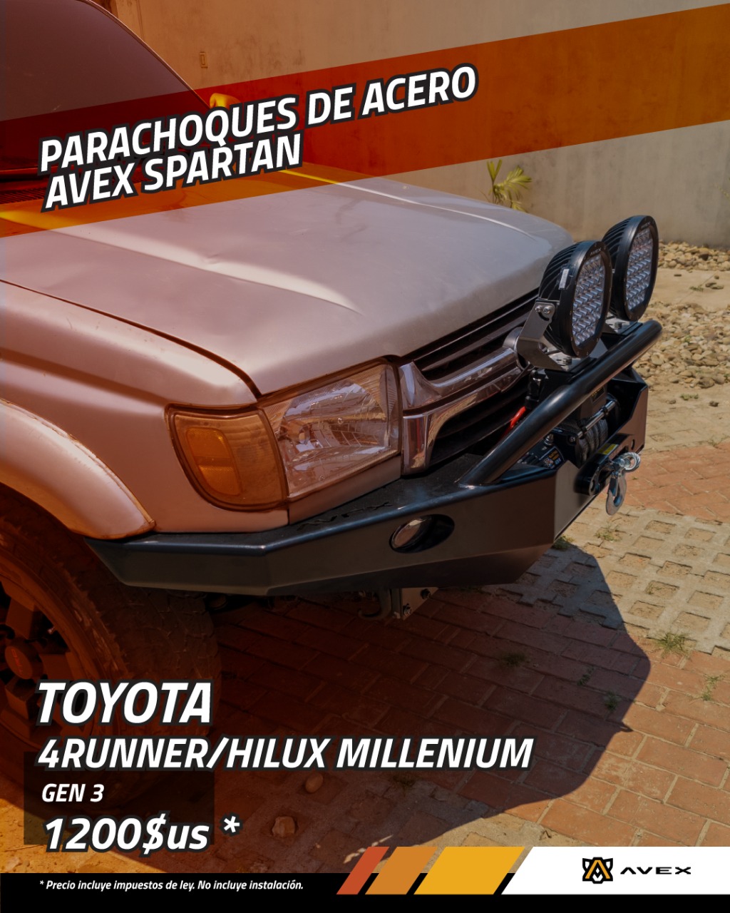 PDELAVEX4X496HILUXSURF4RUNNER