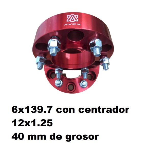 6X139.7/6X139.7 RED 100 / 176 40mm