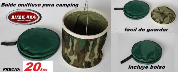 BALDE PARA CAMPING