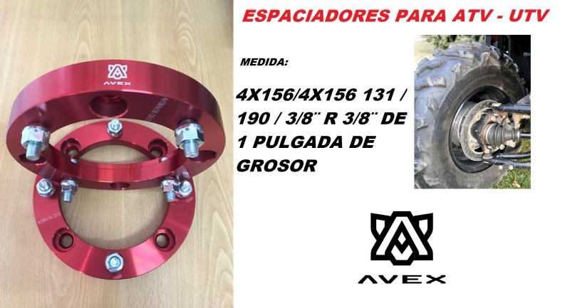 4X156/4X156 131 / 190 / 12X1.5 y 3/8 R 1´´ 1